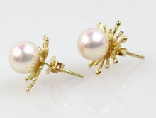 Sunburst Pearl Earrings