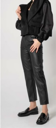 Black Pleather Pants