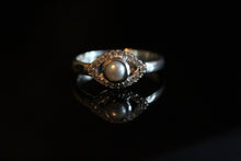 Pearl  Evil Eye Ring