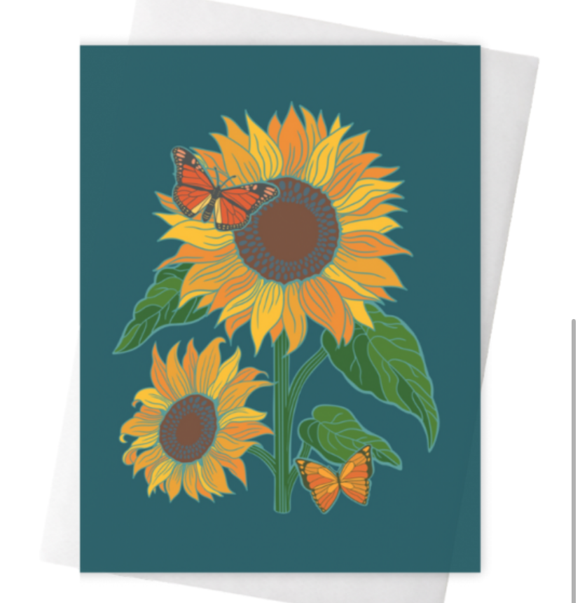 Beth O' Connor Studios | Sunflower Card