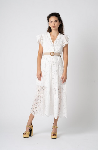 Cotton Eyelet Summer Dress