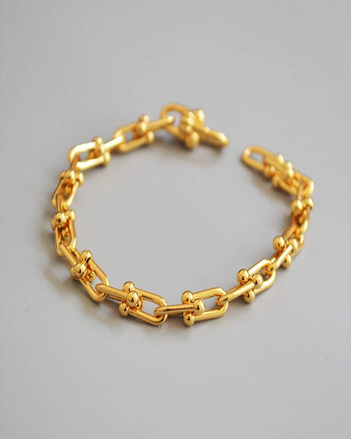 Linked Gold Bracelet