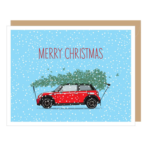 Apartment 2 Cards - Holiday Mini Cooper Card