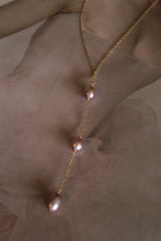 Ekolu Pink Pearl Y Necklace