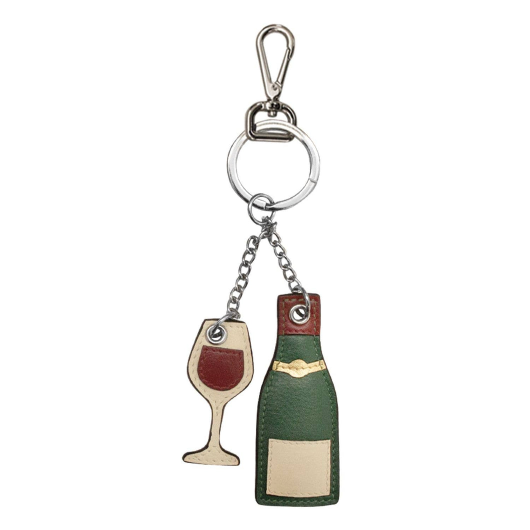 Bottle of Red Keychain