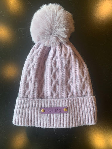 Love Big Pom Hats—Lavender