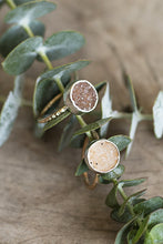 Round Druzy Ring